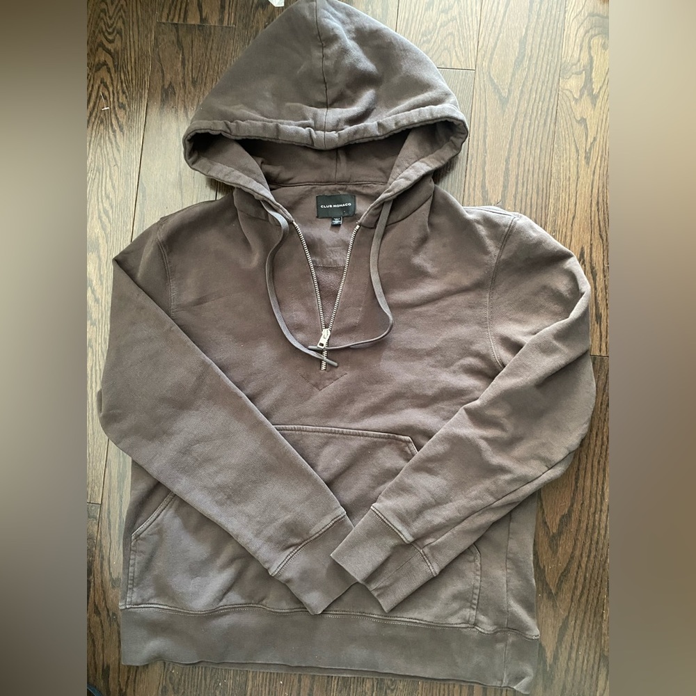 Club Monaco 1/3 Zip Hoodie